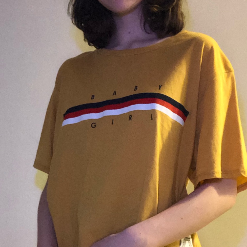 “Baby Girl” Yellow Tee (with tags)